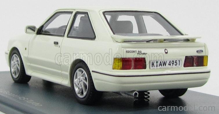 Ford Escort MK4 RS Turbo 1986 - Neo Scale Models 1/43 - Noir - NEUF