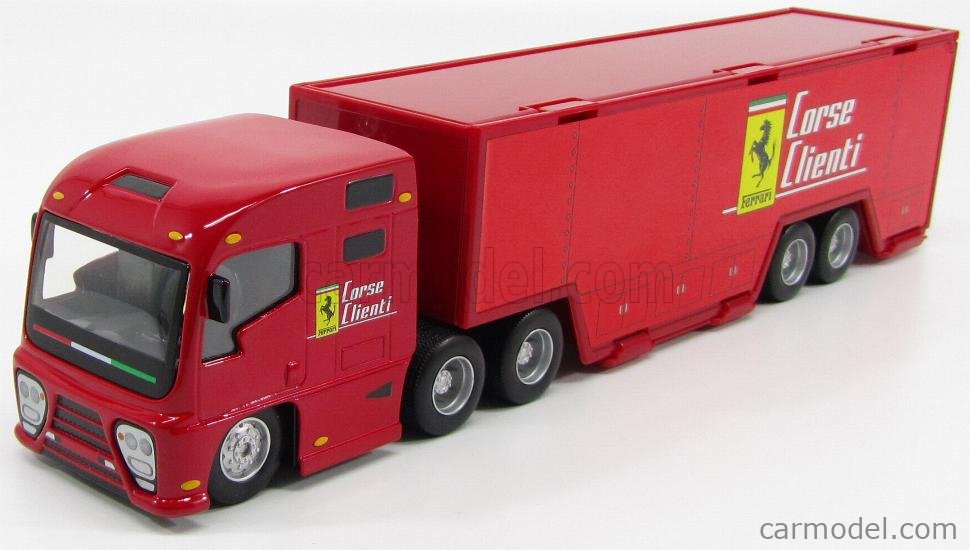 FERRARI TRUCK F1 CAR TRANSPORTER TEAM FERRARI CORSE CLIENTI WITH SET 599XX RACING N 3 2011 FIGURE SERVICE MOBILE MECHANIC