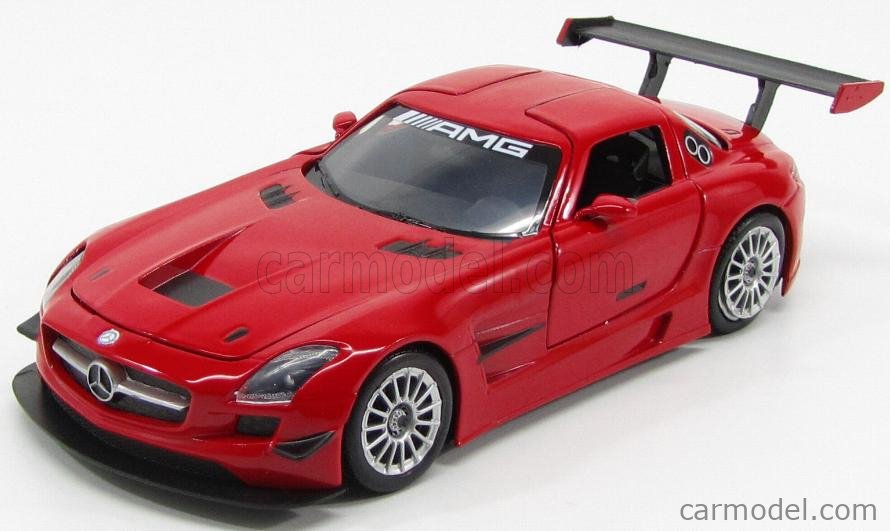 MERCEDES SLS AMG Gt3 Red 1/24 Diecast Car Model by MOTORMAX 73356r for sale online 