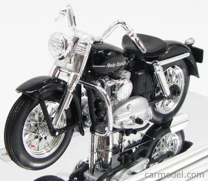 Maisto Harley-Davidson 1952 K Model 1:18 Scale Diecast Model Motorcycle Black 