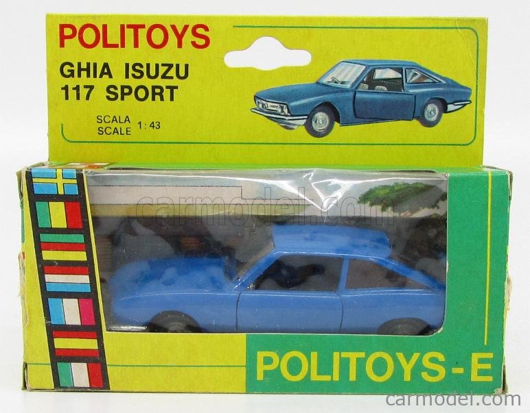 Politoys Miniature 1/43 - Ghia Isuzu 117 Sport Bleue, Collection