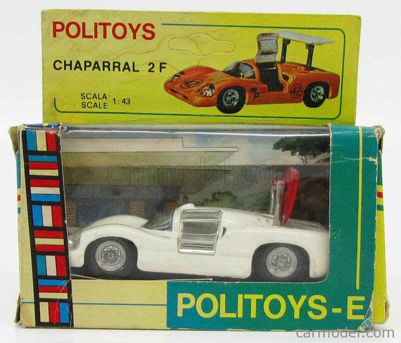 CHAPARRAL: A factory fresh Exoto Chaparral 2F racing number 8. Model housed within unopened Exoto factory