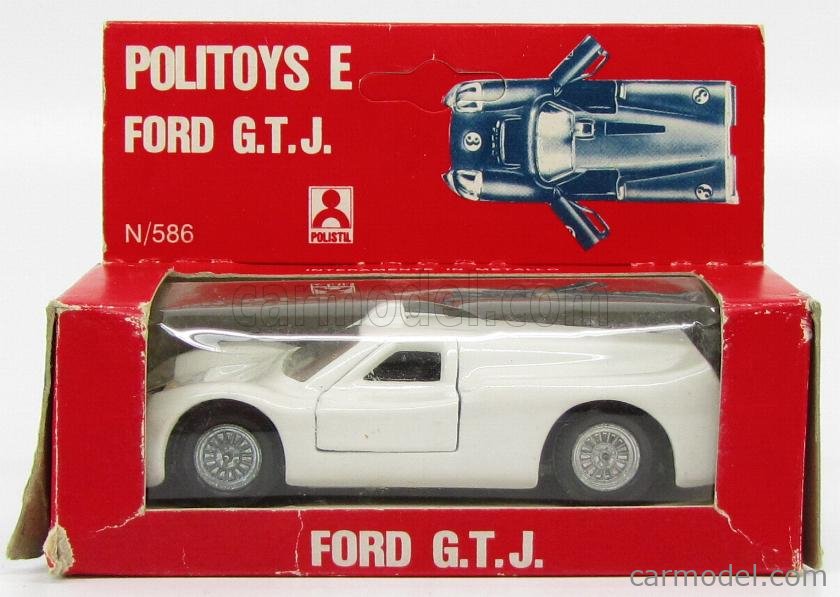Voiture Miniature Politoys Polistil E15 Ford Mirage Blanche - échelle 1:43 - Année 1970 - Occasion
