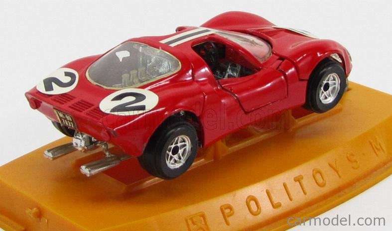 POLITOYS POLISTIL M11 Scale 1/43 | ALFA ROMEO 33 BERLINETTA RED