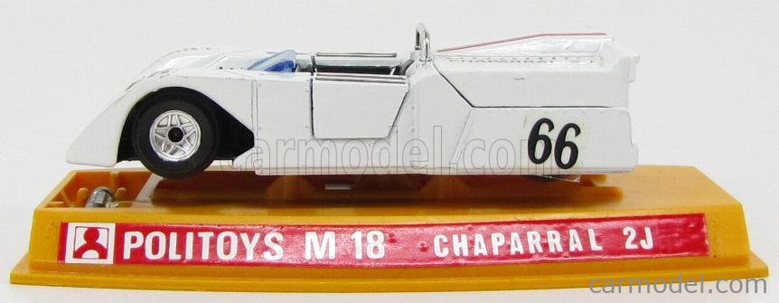 POLITOYS POLISTIL M18 Scale 1/43 | CHAPARRAL 2 J N 66 WHITE