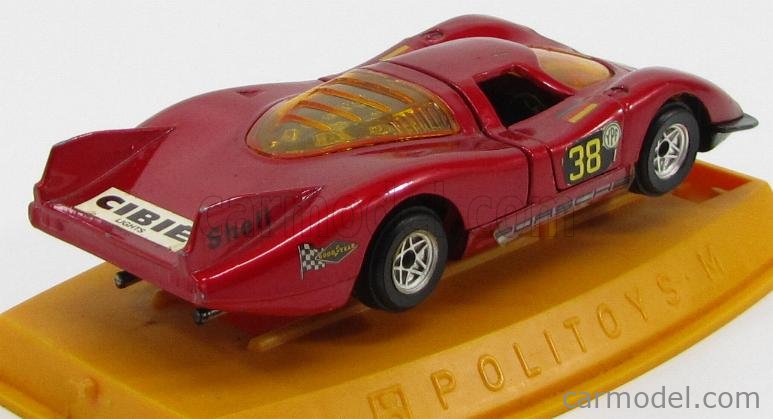 POLITOYS POLISTIL M20 Scale 1/43 | PORSCHE 917 LE MANS RED MET