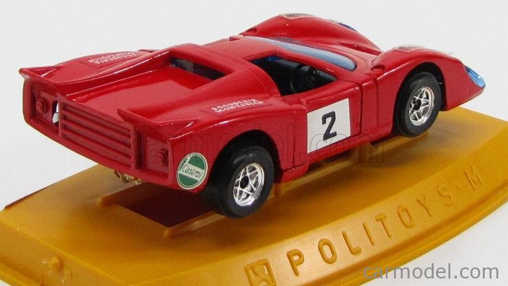 Politoys Polistil M Scale Chevron Gtb N Brian Redman Can Am Red