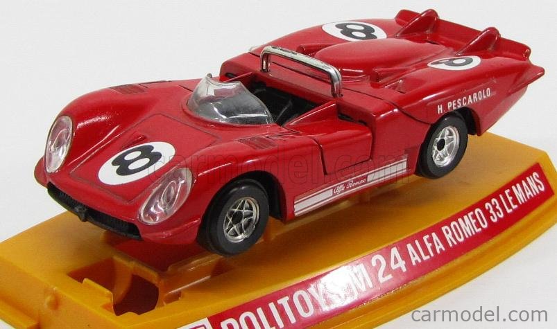 POLITOYS POLISTIL M24 Scale 1 43 ALFA ROMEO 33 24h LE MANS N 8