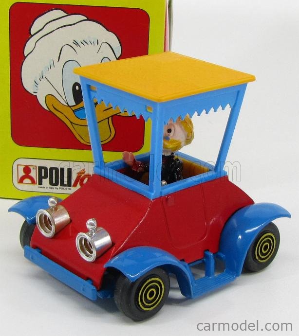 Polistil Politoys W3 L'Auto Di Nonna Papera Car Grand Mother Donald IN Box