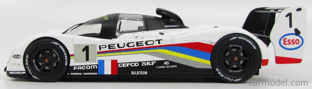 PEUGEOT - 905 EVO 1B TEAM PEUGEOT TALBOT SPORT N 1 2nd 24h LE MANS 1993  E.HELARY - C.BOUCHUT - G.BRABHAM