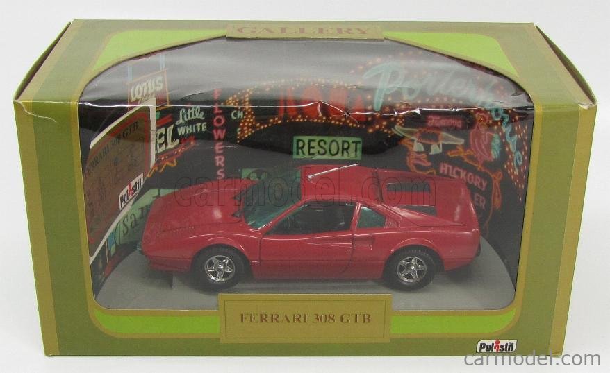 Polistil ポリスティル フェラーリ308GTB 1/25 POLITOYS POLISTIL S61 Scale 1/25 | FERRARI 308 GTB 1977 SILVER