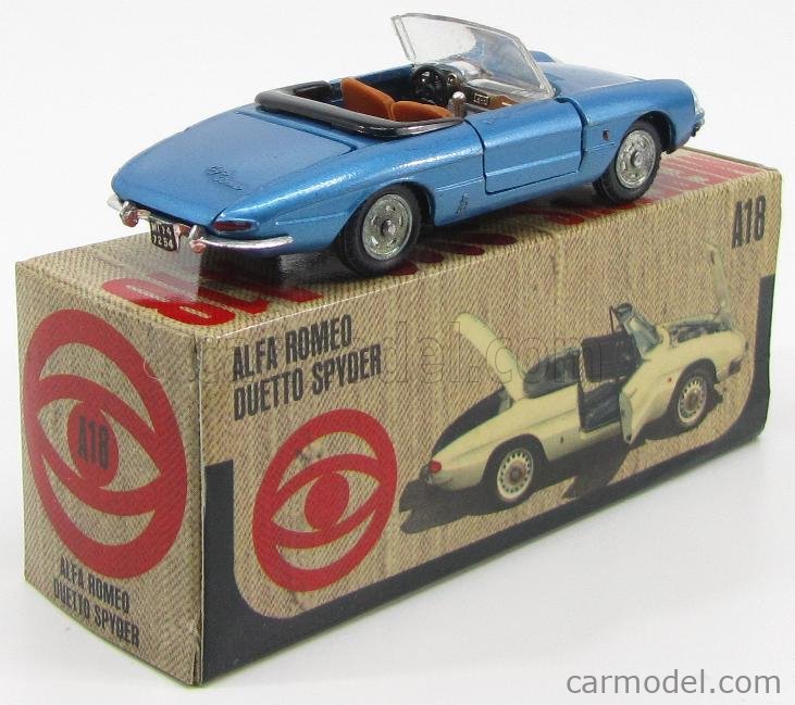 Alfa Romeo 1600 Duetto Spider 1966 - blu celeste 1:18 – Thomas Langejürgen