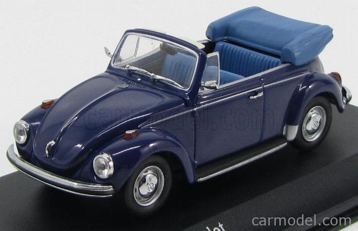 VW volkswagen escarabajo 1302 convertible amarillo con Soft top 1970-1972 1//43 Minichamps maxi