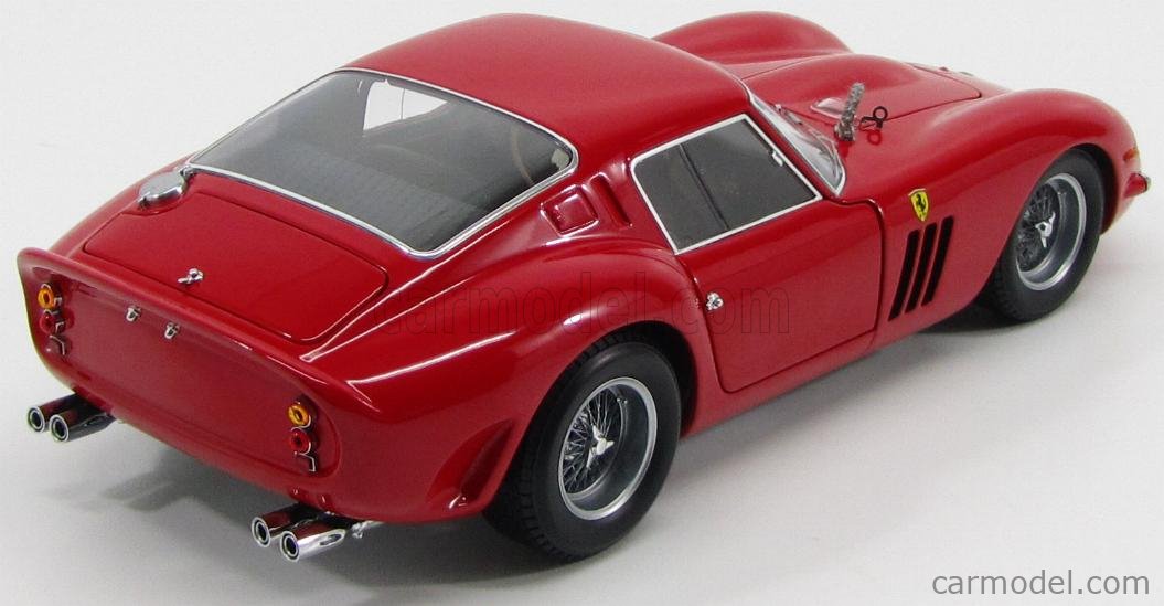 KYOSHO 08435R Scale 1/18 | FERRARI 250 GTO 1962 - BLACK INTERIOR RED