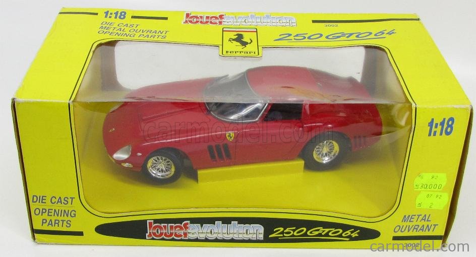 JOUEF EVOLUTION 3002 Scale 1/18 | FERRARI 250 GTO 1964 RED