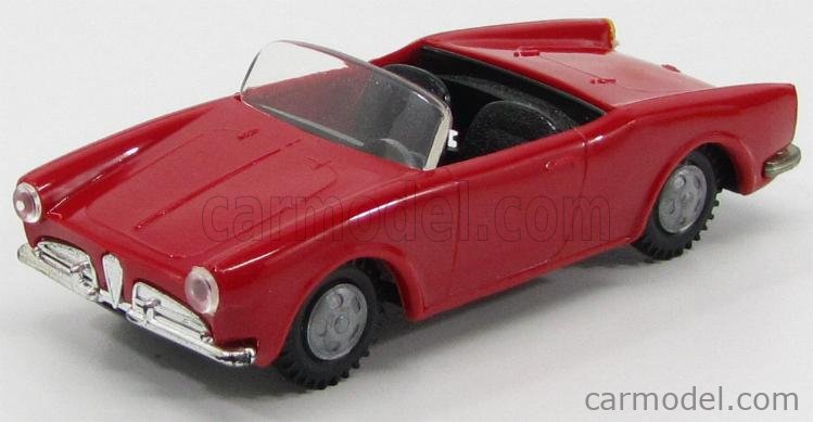 POLITOYS PLAST POLPL027 Scale 1/41 | ALFA ROMEO GIULIETTA SPIDER RED