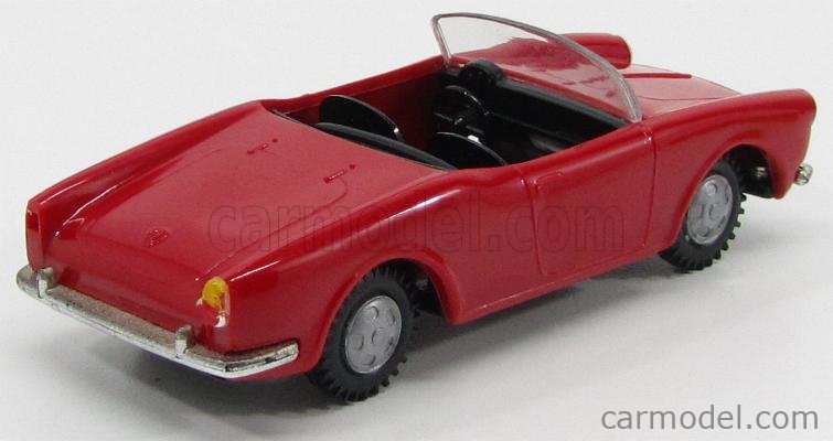 POLITOYS PLAST POLPL027 Scale 1/41 | ALFA ROMEO GIULIETTA SPIDER RED