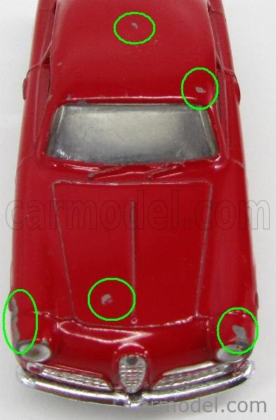 LOT 3 Voiture 1/48 MERCURY hachette : Alfa Romeo Giulietta Taxi/Sprint – Jumajo