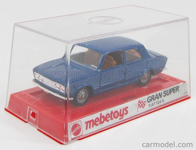 MEBETOYS 　A-16 FIAT 124 MEBETOYS MATTEL A16 Scale 1/43 | FIAT 124S BERLINE BLUE MET