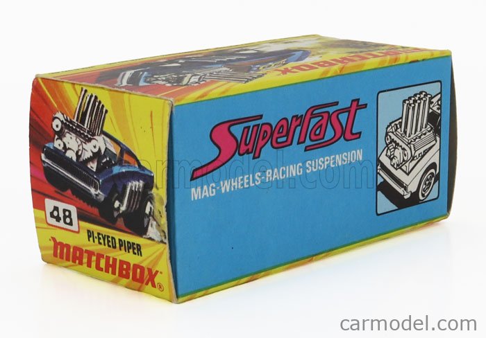 Matchbox Superfast No. 48 1972 Pi-Eyed Piper blister