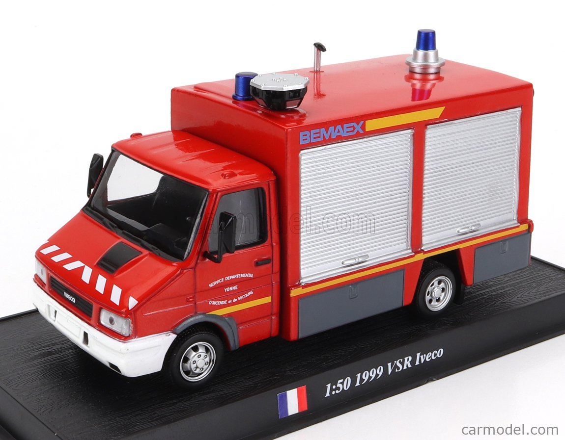 Figurine 1:43 Peugeot J7 Van Pompiers 1969 - Edicola - Modèle Collection G113Z037 - Neuf