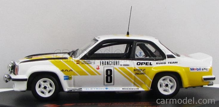 Voiture Miniature Opel Ascona 400 Rallye Monte Carlo 1981 - Échelle 1:43 - Ixo Altaya