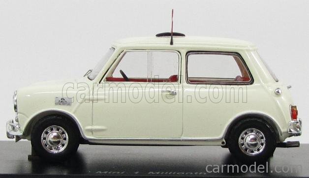 SPARK-MODEL S2645 Scale 1/43 | MINI COOPER MILLIONTH 2-DOOR 1969 IVORY