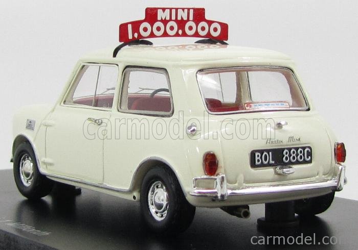 SPARK-MODEL S2645 Scale 1/43 | MINI COOPER MILLIONTH 2-DOOR 1969 IVORY