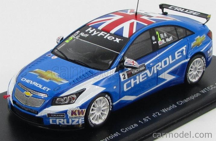 Spark S2499 - Chevrolet Cruze 1.6T N°8 WTCC Macau 2011 - Alain Menu, 1/43, Résine, Neuf