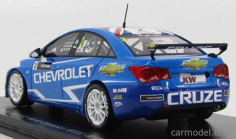 Miniature Chevrolet Cruze 2012 1/43 Spark 2012 1.6T No.11 LKM A Macdowall Wtcc Macau