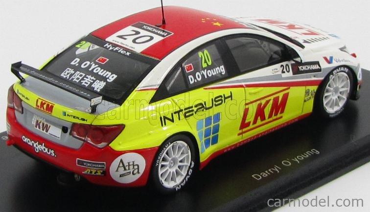 Spark S2499 - Chevrolet Cruze 1.6T N°8 WTCC Macau 2011 - Alain Menu, 1/43, Résine, Neuf
