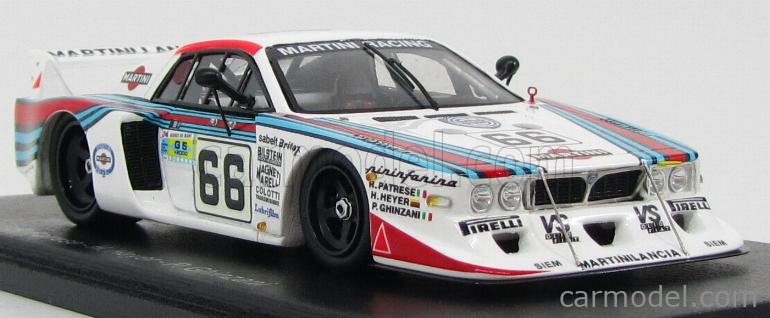 LANCIA - BETA MONTECARLO TURBO TEAM MARTINI RACING N 66 24h LE MANS 1981  R.PATRESE - H.HEYER - P.GHINZANI