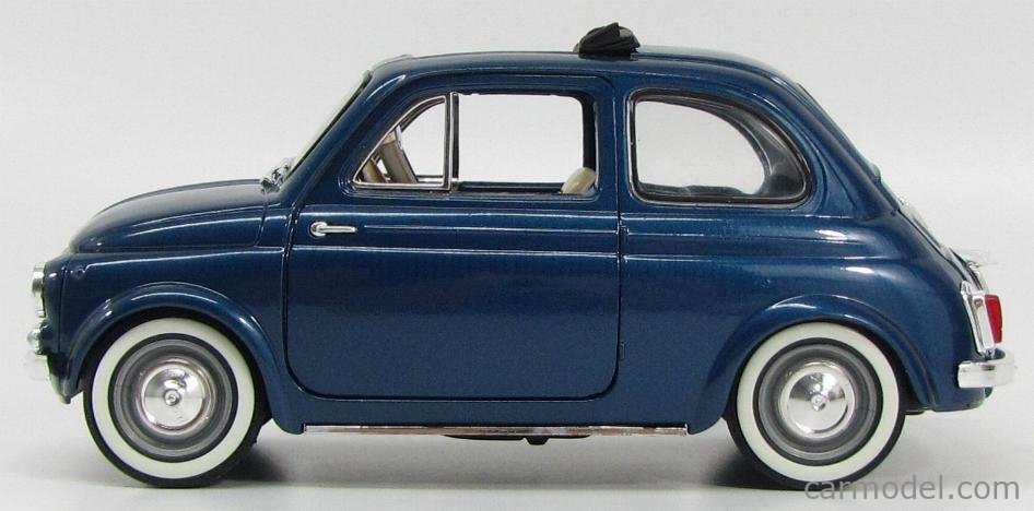 SOLIDO 63892 Scale 1/16 | FIAT 500 OPEN 1960 BLUE MET