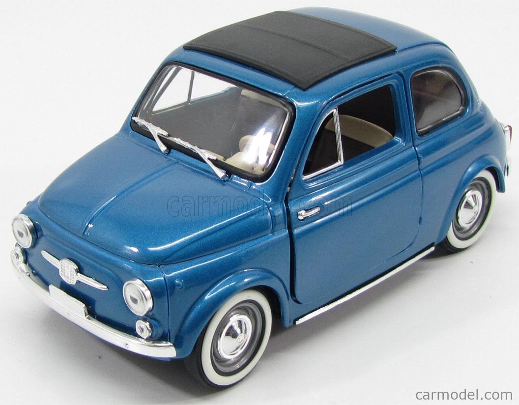 SOLIDO 63893 Masstab: 1/16 | FIAT 500 1960 LIGHT BLUE MET