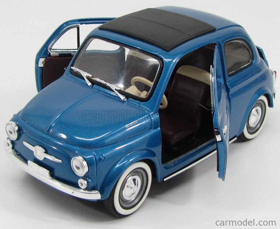 SOLIDO 63893 Scale 1/16 | FIAT 500 1960 LIGHT BLUE MET