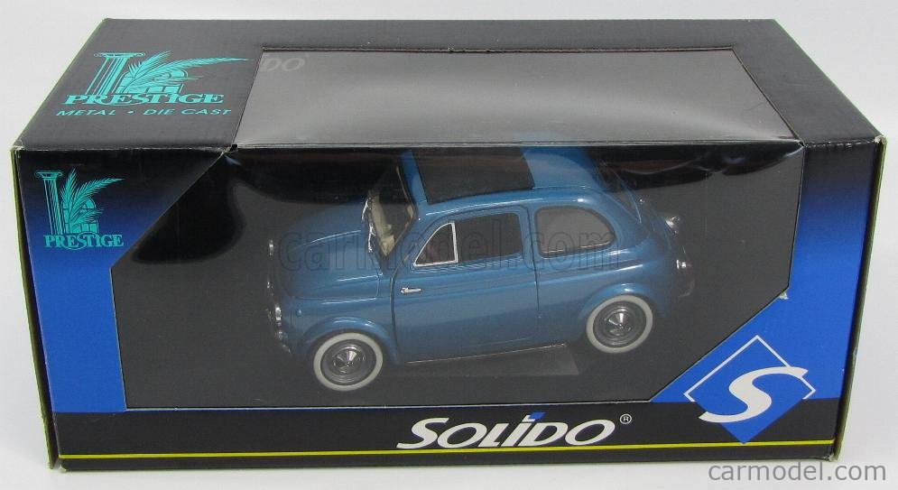 未開封　Solido　1/16スケール　FIAT500　モンテカルローラリー SOLIDO 63893 Scale 1/16 | FIAT 500 1960 LIGHT BLUE MET
