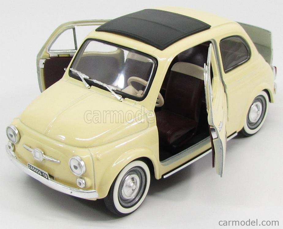 SOLIDO 63894 Scale 1/16 | FIAT 500 1960 CREAM