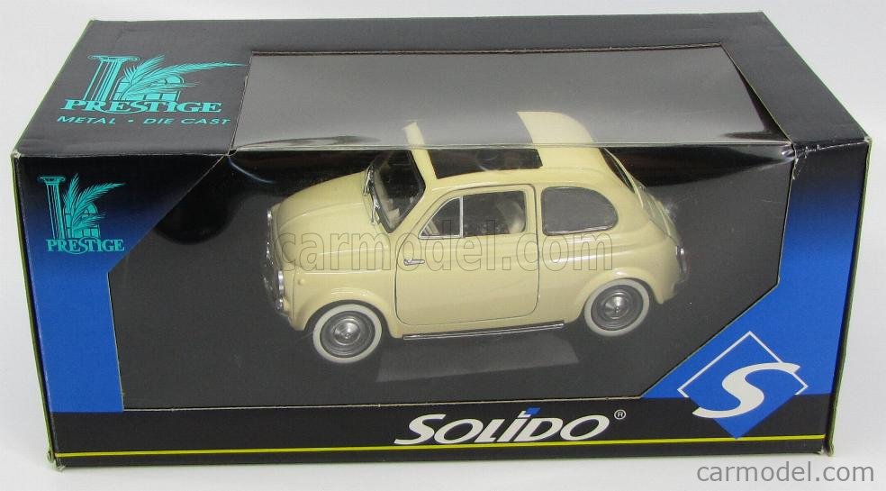 SOLIDO 63894 Scale 1/16 | FIAT 500 1960 CREAM