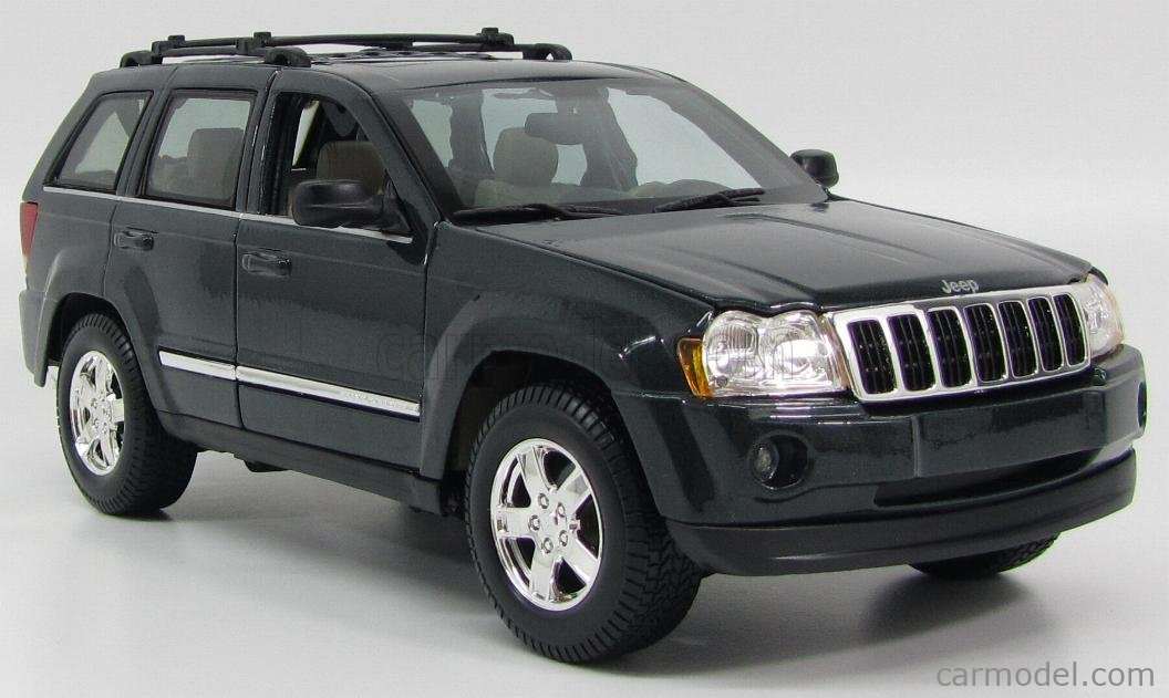 MAISTO 31119GR Scale 1/18 | JEEP GRAND CHEROKEE 4-DOOR 2005 DARK