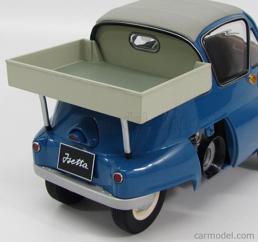 PREMIUM CLASSIXXS 10075 Scale 1/12 | BMW ISETTA 250 PICK-UP 1954 BLUE GREY