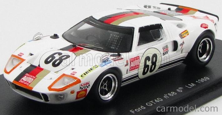 Modèle Réduit SPARK 1:43 - Ford GT40 #54 - 6H BOAC 1967 (Charlton/Crabbe), Neuf Boîte UK