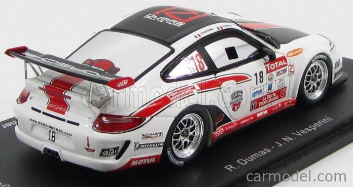 SPARK-MODEL SF052 Scale 1/43 | PORSCHE 911 997-2 GT3 RS TEAM DUMAS N 18 ...