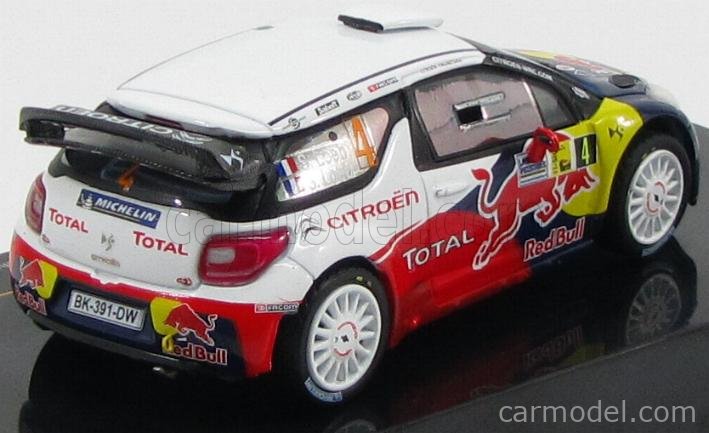 IXO-MODELS RAM466 Scale 1/43 | CITROEN DS3 WRC RED BULL N 4 WINNER ...