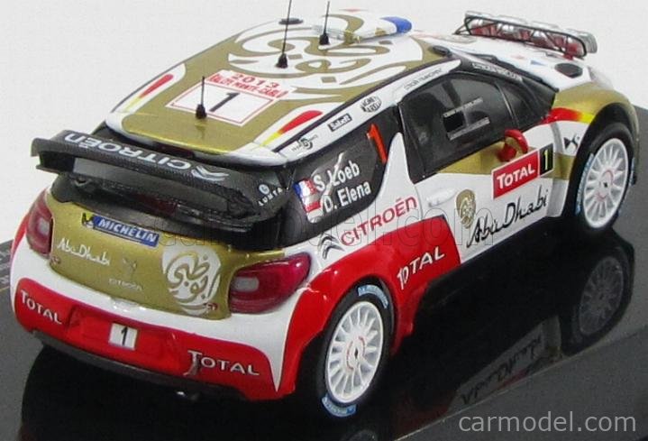 Eaglemoss Rallye Monte Carlo Citroen DS3 WRC Loeb 2013 Ixo 1/43 Eaglemoss Rallye Monte Carlo Citroen DS3 WRC Loeb 2013 Ixo 1/43