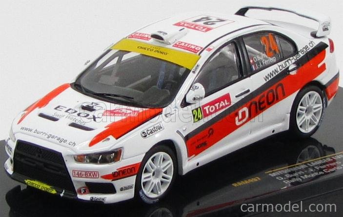 IXO MODELS RAM497 Escala 1 43 MITSUBISHI LANCER EVO X WRC N 24 18th 