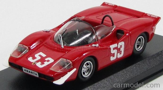 BEST-MODEL 9494 Scale 1/43 | FIAT ABARTH 2000 N 53 WINNER IMOLA 1969 ...