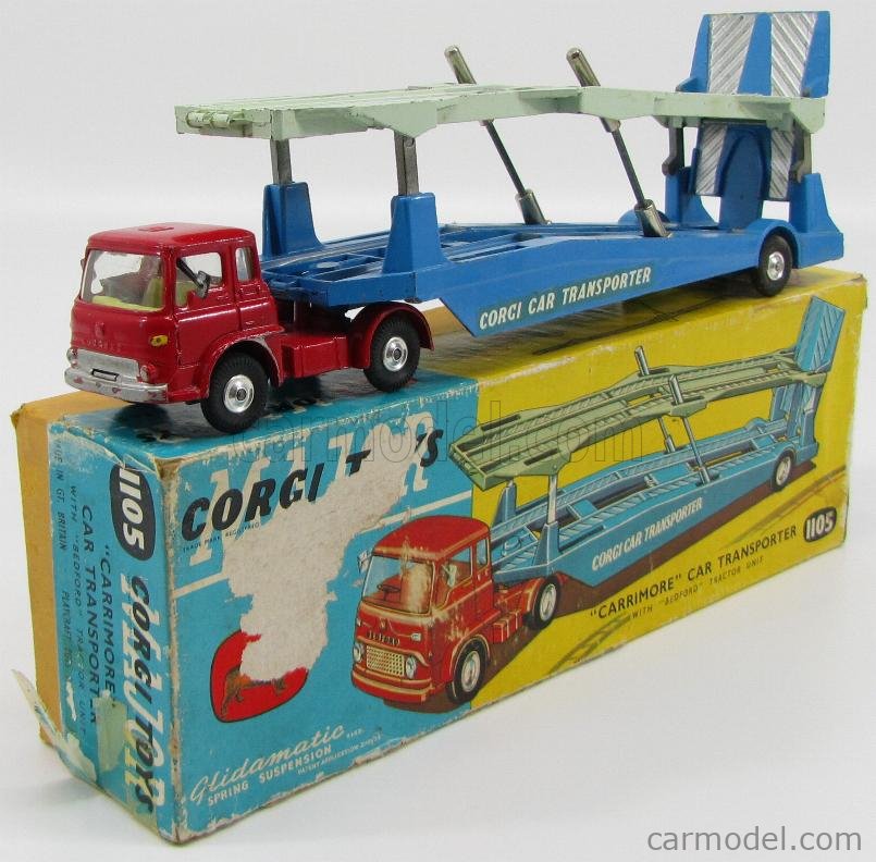 Corgi toys store car transporter