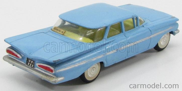 CORGI 220 Scale 1/43 | CHEVROLET IMPALA - YELLOW INTERIOR LIGHT BLUE