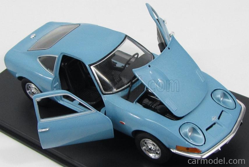 Modèle Réduit 1:24 Opel GT 1900 Coupé 1968 - Edicola Avec Vitrine - Neuf