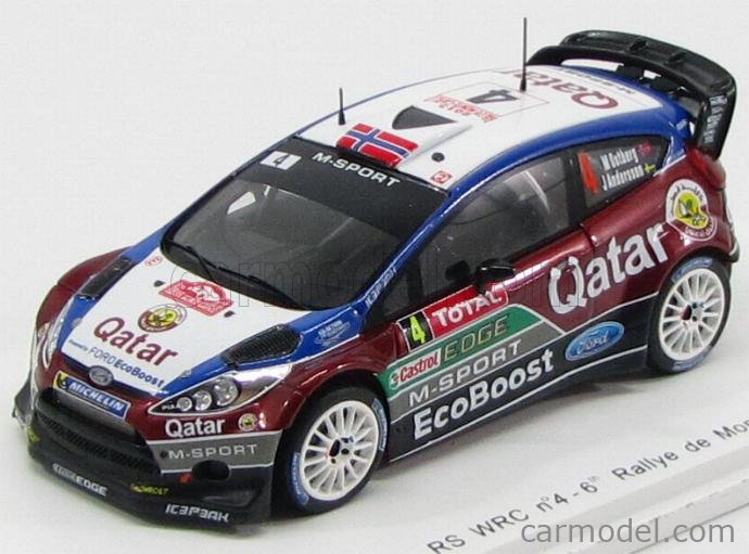 SPARK-MODEL S3355 Scale 1/43 | FORD ENGLAND FIESTA RS WRC N 4 6th RALLY ...